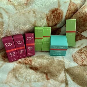 Peach & Lily Skincare 7 Piece  Deluxe Travel Size Gift Set